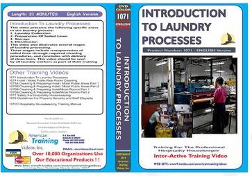 American Training Videos Hospitality Series 1071 Introduction to Laundry Processes